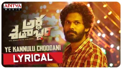 Ye kannulu choodani Song Lyrics
