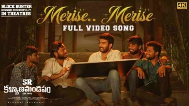 Merise Merise Song Lyrics in Telugu SR Kalyanamandapam Song Lyrics