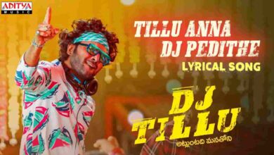 DJ Tillu Song Lyrics in Telugu డిజే టిల్లు సాంగ్ లిరిక్స్